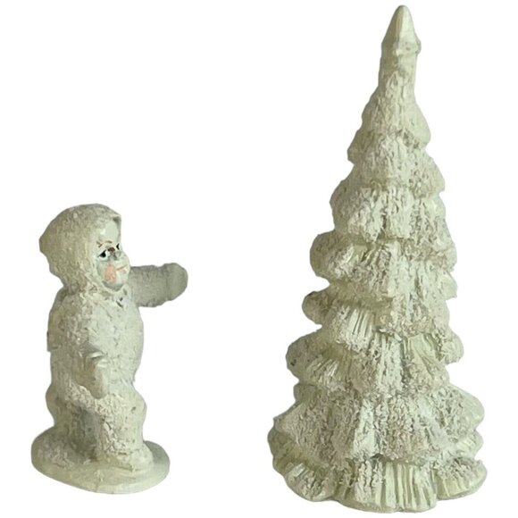 Dept 56 Snowbabies Miniatures Pewter Frosty Frolic Handpainted 4 Piece 7613-9 - Picture 3 of 13